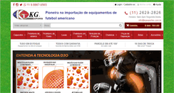 Desktop Screenshot of kgesportes.com.br